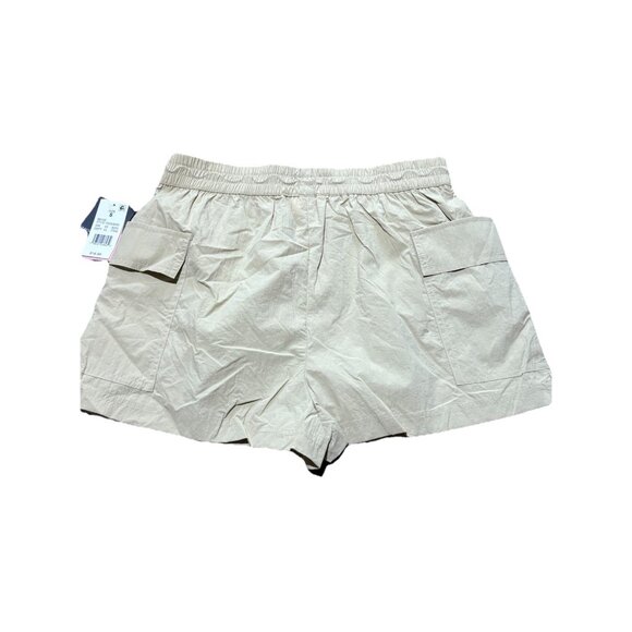 Women's Utility Cargo Mini Skort Skirt Shorts - Grayson Threads Beige Size Small - Picture 7 of 10